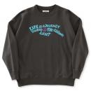 LIFE IS JOURNEY メランジ エンブロイダリープルオーバー