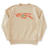 LIFE IS JOURNEY メランジ エンブロイダリープルオーバー