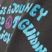 LIFE IS JOURNEY メランジ エンブロイダリープルオーバー