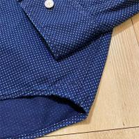インディゴウォバッシュ ワークボタンダウンシャツ DOT