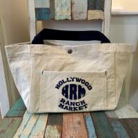 オーバル HRM エンブロイダリーキャンバスバッグ