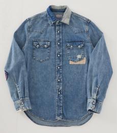 アンカーパッチリペアウエスタンシャツ