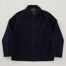 セルビッジライトデニムUSNショールカラーカバーオール