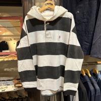 HOLLYWOOD RANCH MARKET ブロックプリント ラガーフーディ ウィメンズ