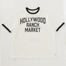 ガーゼウラケHRMプリントリンガーTEE