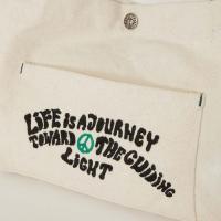 JOURNEY EMB CANVAS TOTE S