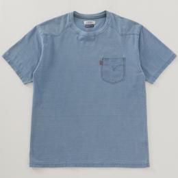 INDIGO DYEDアメリカンヴィンテージウエスタンショートスリーブT