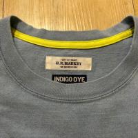 INDIGO DYEDアメリカンヴィンテージウエスタンショートスリーブT