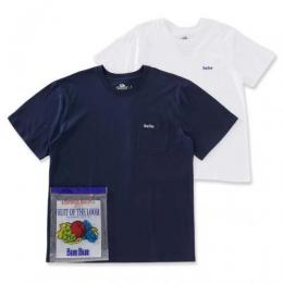 FRUITS OF THE LOOM×BLUE BLUEオーガニックコットン2パックポケットT