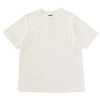 ヘビースラブテンジクヘンリーネックポケットTee