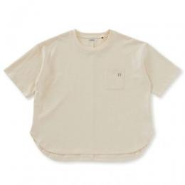 H.R. MARKET Hエンブロイダリー ラウンドヘム ショートスリーブTシャツ