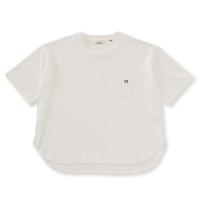 H.R. MARKET Hエンブロイダリー ラウンドヘム ショートスリーブTシャツ