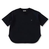 H.R. MARKET Hエンブロイダリー ラウンドヘム ショートスリーブTシャツ