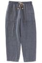 LINEN DENIM BAKERPANTS