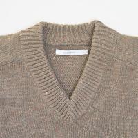 MELANGE V-NECK KNIT