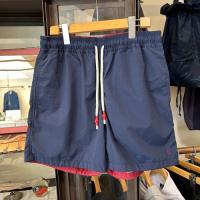 Hエンブロイダリーライトシェルバルキータフタレッグスフリーショーツ