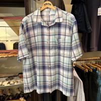 INDIA MADRAS OPEN COLLAR SHIRT