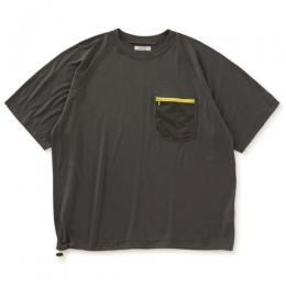 SUPER 140 wool ×クールマックス ポケットラグランTシャツ