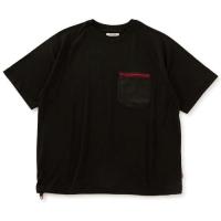 SUPER 140 wool ×クールマックス ポケットラグランTシャツ