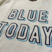 GYM MASTER×BLUE BLUE EMB BLUE TODAY TEE