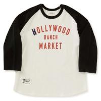 ガーゼウラケ WINDOWSIGN HRM LOGOプリントラグランTEE