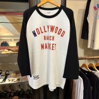 ガーゼウラケ WINDOWSIGN HRM LOGOプリントラグランTEE