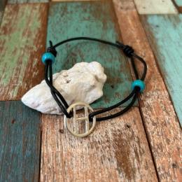 CIRCLE H LEATHER  BRACELET