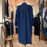 BLUE BLUE  デニムスタンドカラープルワンピース