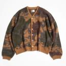 TOWNCRAFTxHSD SHAGGY PATTERNED CARDIGAN