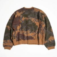 TOWNCRAFTxHSD SHAGGY PATTERNED CARDIGAN
