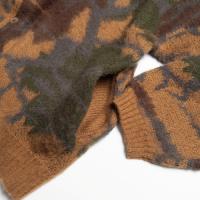 TOWNCRAFTxHSD SHAGGY PATTERNED CARDIGAN