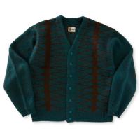 TOWNCRAFTxHSD SHAGGY PATTERNED CARDIGAN