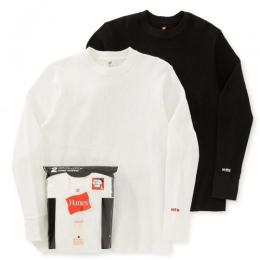 Hanes × HRM EXCLUSIVE エンブロイダリーサーマル 2パックTシャツ