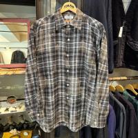 Uneven Dyed flannel shirt