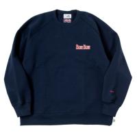 gym master × BLUE BLUE /フリースライニングスウェット クルーネック
