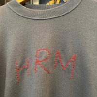 HRMビーンステッチ スウェットクルーネック
