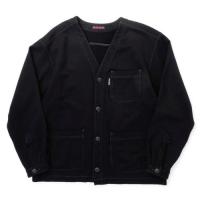 フリースライニング ツイルジャージ シャツカーディガン