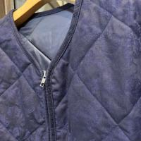 インディゴツジガハナ キルティングジャケット