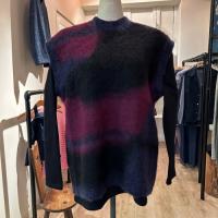 シャギーグラデーション ニットベスト