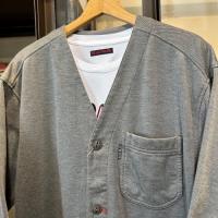 フリースライニング ツイルジャージ シャツカーディガン