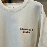 13 SERVICE エンブロイダリー クルースウェット