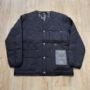 TAION ワーク クルーネック ダウンジャケット