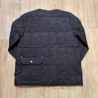 TAION ワーク クルーネック ダウンジャケット