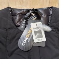 TAION ワーク クルーネック ダウンジャケット