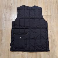 TAION ワーク Vネックボタン ダウンベスト