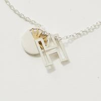 HOLLOW ICON NECKLACE H & SUN