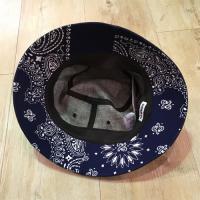 Bワッペン INDIGO DENIM BUCKET HAT