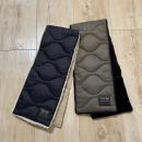 TAION ミリタリー リバーシブル ダウンマフラー-ソフトシェル