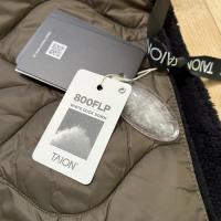 TAION ミリタリー リバーシブル ダウンマフラー-ソフトシェル