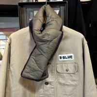 TAION ミリタリー リバーシブル ダウンマフラー-ソフトシェル